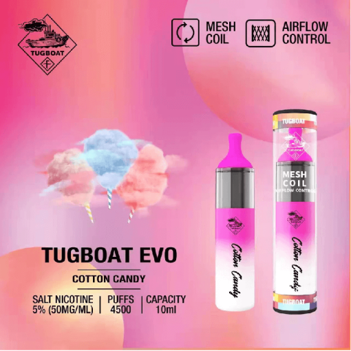 Cotton Candy by Tugboat Evo 4500