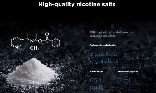 High quality nicotine salts
