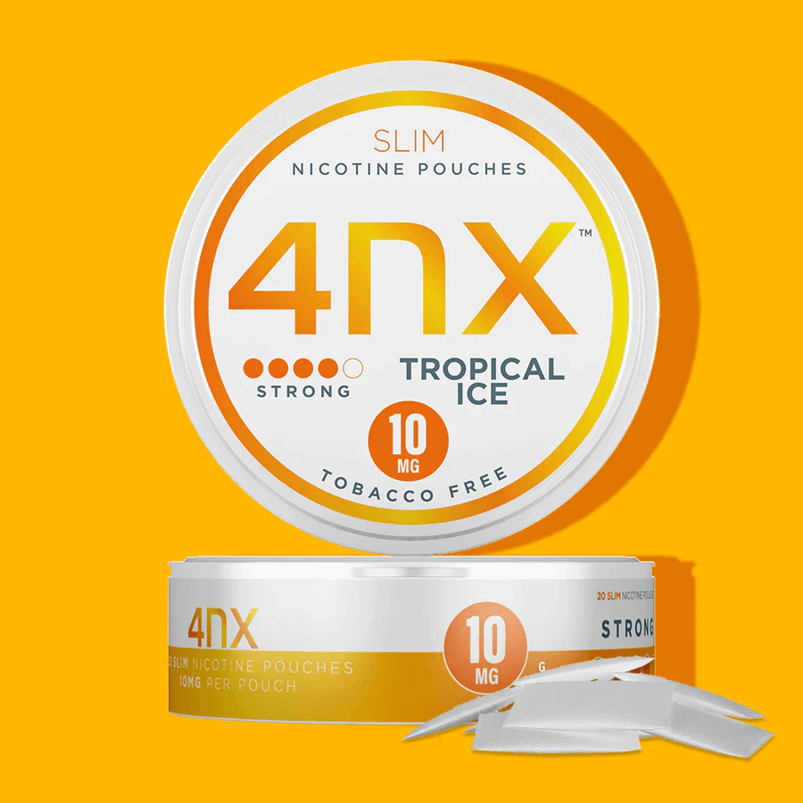 4nx Tropical Ice Slim Nicotine Pouches