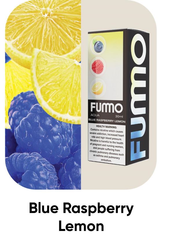 Blue Raspberry Lemon by Fummo Aqua Salt