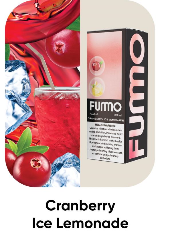 Cranberry Ice Lemonade by Fummo Aqua Salt